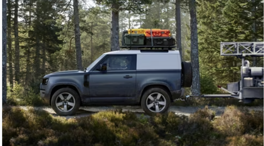 Der Zugebtrieb des Defender Hard Top